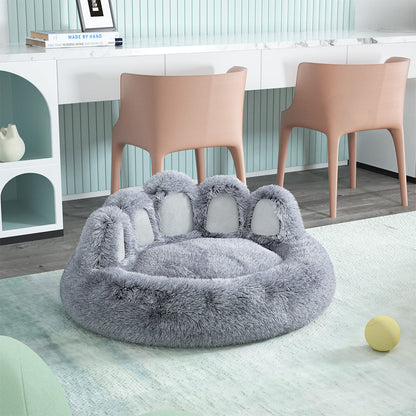 Long Plush Cat Bed