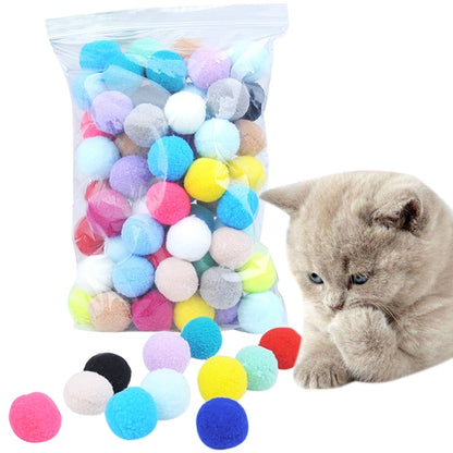 Pom Pom Cat Chew Ball Toys