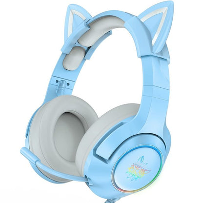 Cat Ear Headphones with Mic