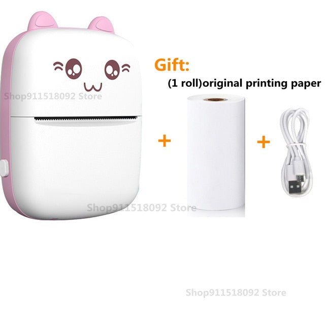 Cat Shape Mini Printer