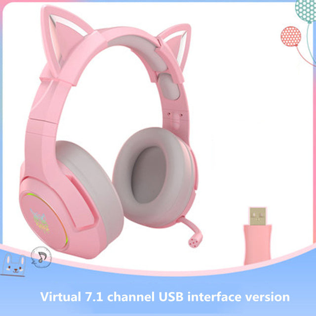 Cat Ear Headphones with Mic