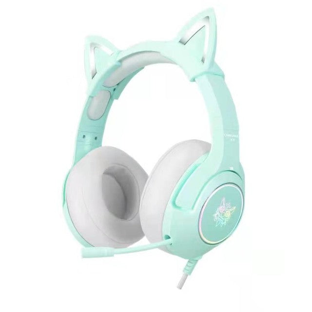 Cat Ear Headphones with Mic