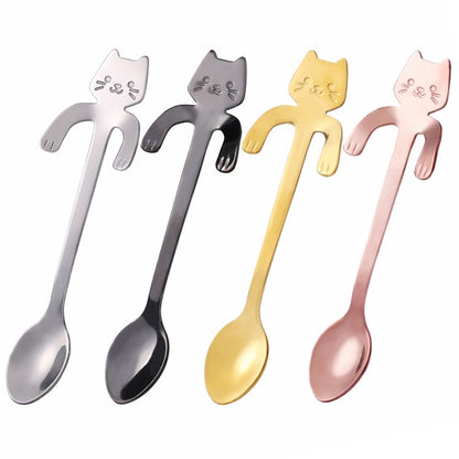 Cute Cat Coffee Spoons