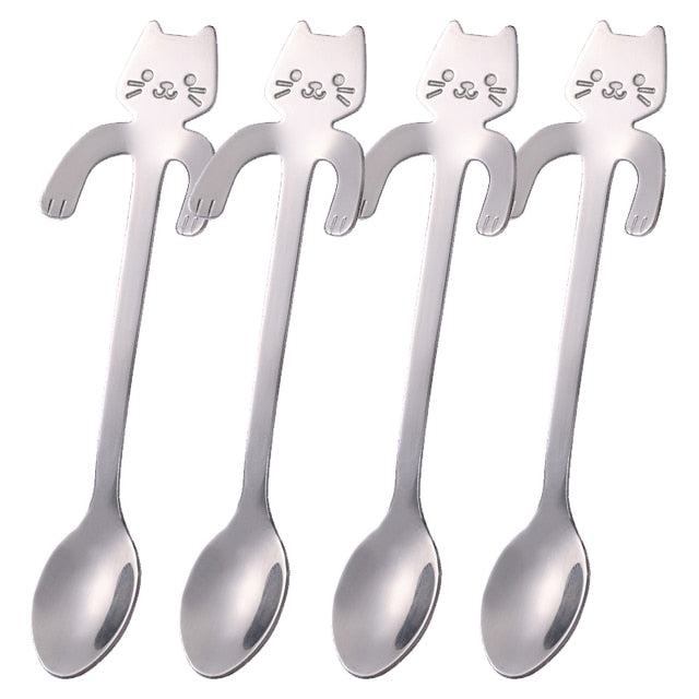 Cute Cat Coffee Spoons