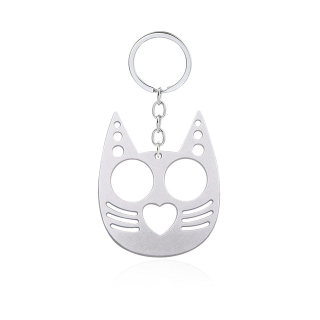 Cute Cat Self Defense Keychain