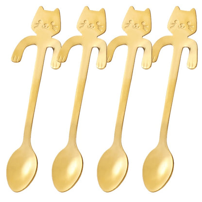 Cute Cat Coffee Spoons