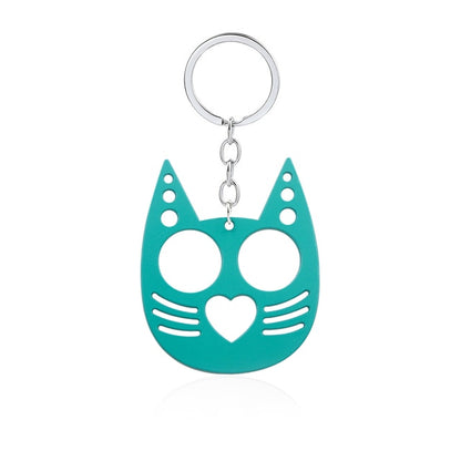 Cute Cat Self Defense Keychain