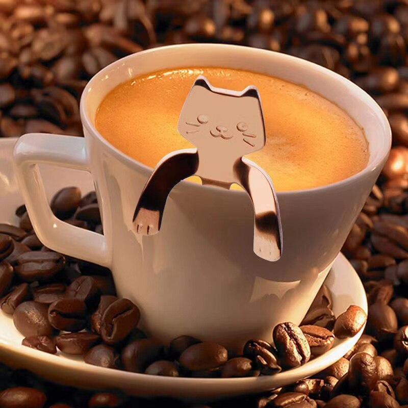 Cute Cat Coffee Spoons