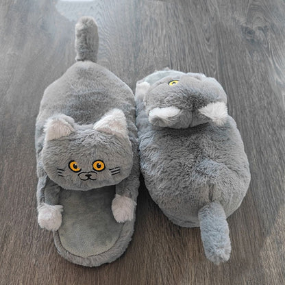 Cuddly Hug Cat Slippers