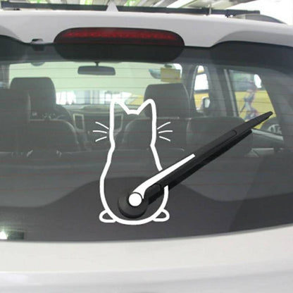 Cat Tail Car Stickers