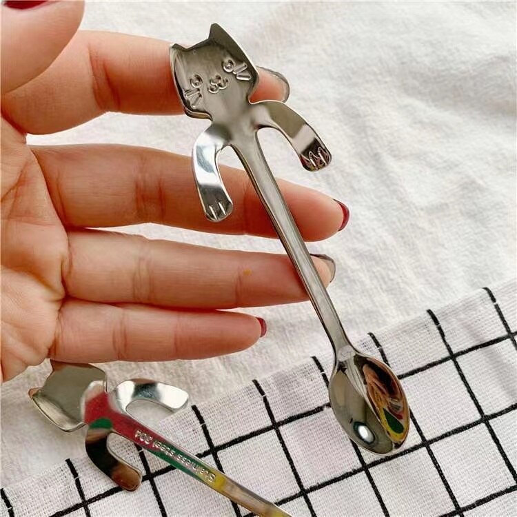 Cute Cat Coffee Spoons