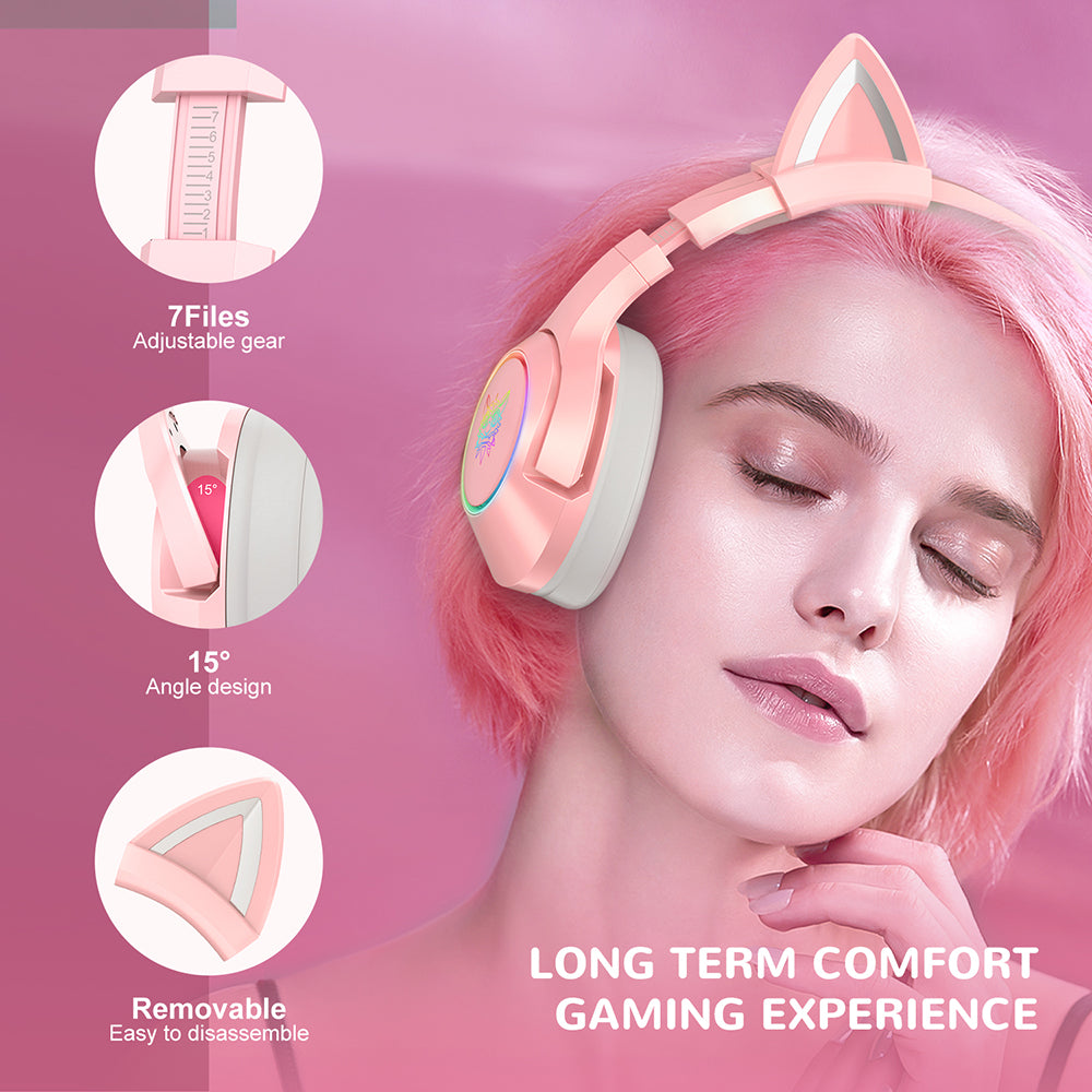 Cat Ear Headphones with Mic