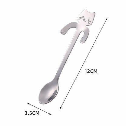 Cute Cat Coffee Spoons