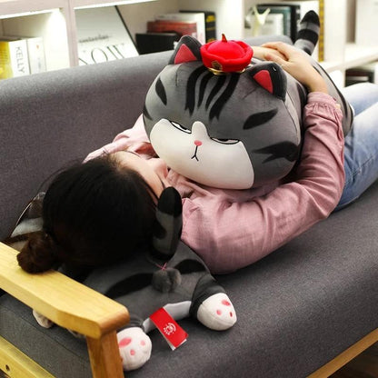 The Moody Giant Cat Plush